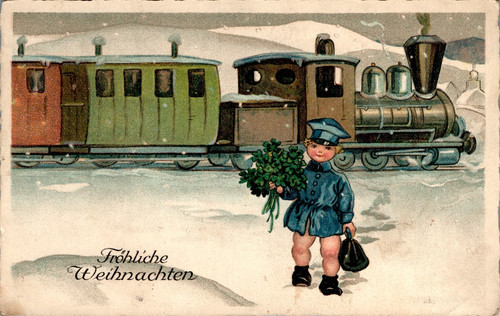 Weihnachten fröhliche - ak,