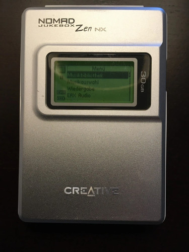 Creative jukebox nomad zen - creative, nx