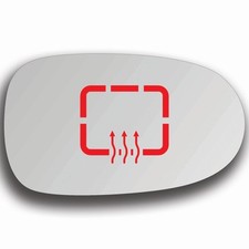 Spiegelglas Rechts Beheizbar