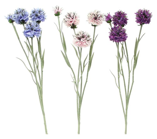 Kunstblume kugeldistel 3er - kugeldistel, set