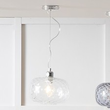 Oval Glas Deckenleuchte