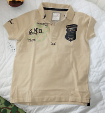 ♛ Sansibar Poloshirt beige kurze Ärmel Gr. XS Kinder ca. 164 170 ♛