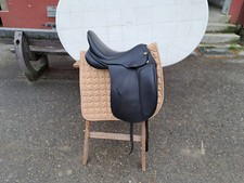 Dressursattel Jorge Canavis, schwarz, Kammer 31, Sitzgröße 17,5