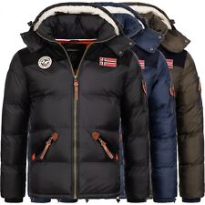 Geographical Norway Herren Winter Jacke Steppjacke Winterjacke mit Kapuze H-253 