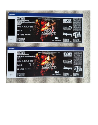 Tickets amon amarth - 2,