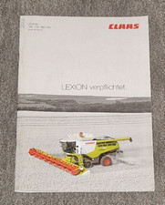 Claas Lexion Mähdrescher Prospekt
