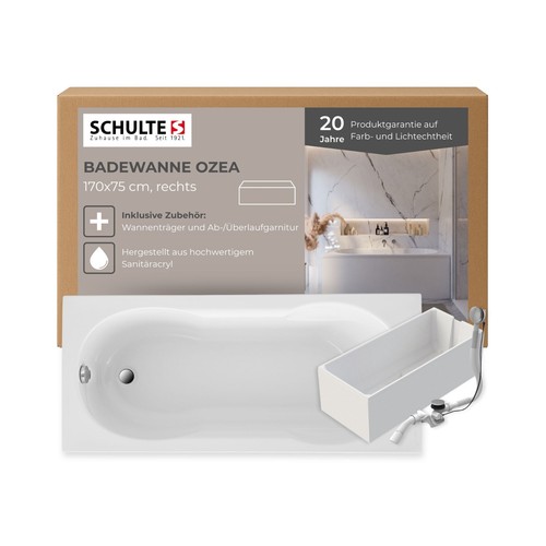 Badewanne ozea inkl - badewanne,