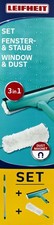 Leifheit 45555 Staubwedel-Set für Fenster & Staub