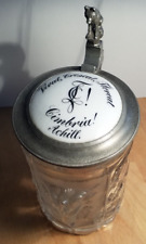 Corps Cimbria Berlin RSC - 1897 / Bierseidel Deckelschoppen mit Zirkel