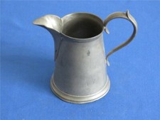 Uralte kleine Zinn Kanne mit Punze Pferd mit Reiter Engel ? 1531 3/4 - Krug