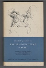 (Manesse) Neue Liebesgeschichten aus 1001 Nacht (illustriert v. Bachmann) 1984