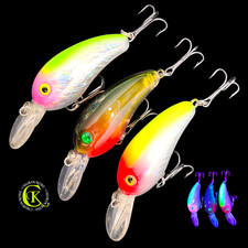 3x 5,5cm Wobbler UV Twitchbait