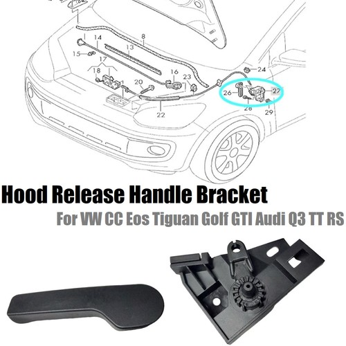 Haube release griff - release,