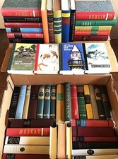 49 Bücher in Leder gebunden, Klassiker, Romane Belletristik, Deko, Bücherregal