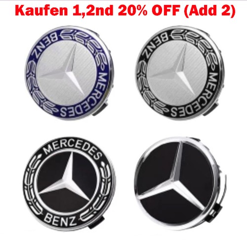 4pcs 75mm felgendeckel - 75mm,