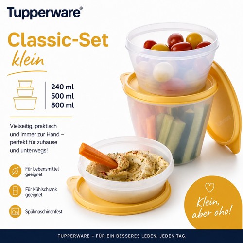 Tupperware classic set klein - classic-set,