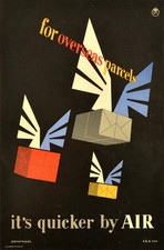 Werbeplakate Übersee Pakete