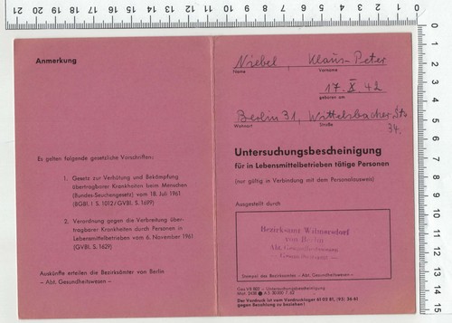 Altes dokument ausweis - altes,
