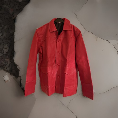 Echtlederjacke herren rot - herren,