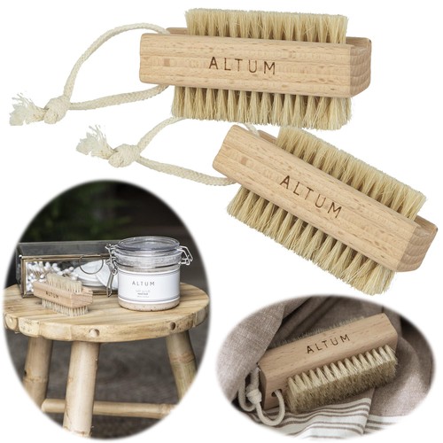 Nagelbürste holz natur - 2x,