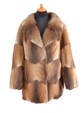A1875 Bisam Jacke Pelzjacke