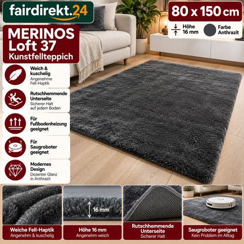 Merinos loft kunstfell - merinos,