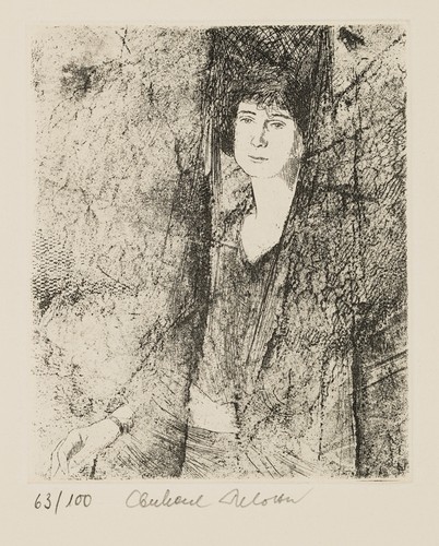 Schlotter frau mit - (*1921),,