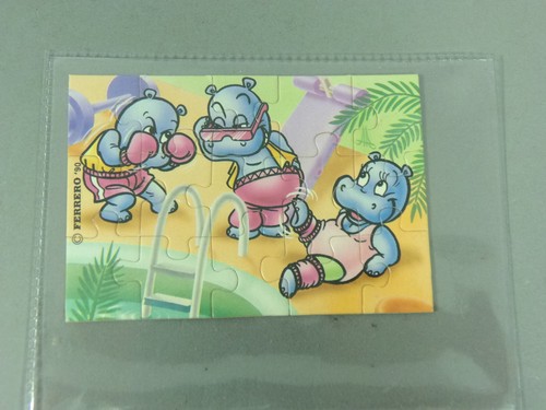 Puzzle happy hippos - happy,