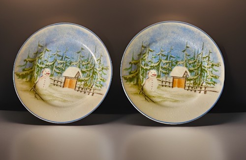 Weihnachtsteller wintermotiv - weihnachtsteller,