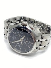 Tissot Couturier Chronograph schwarz Herrenuhr T035617A