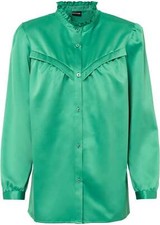 Satin-Bluse Gr. 36 Grün