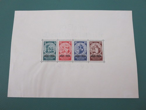 Deutsches reich block - deutsches, 2