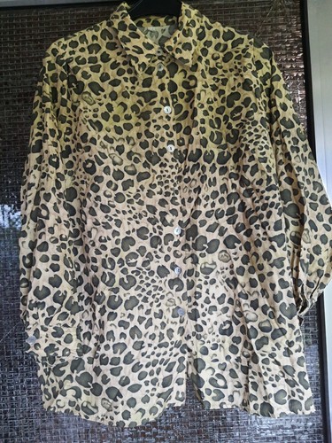 Damen bluse animal print grün - damen,