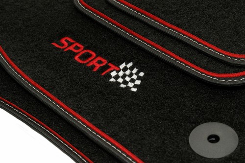 Sport velour fußmatten - sport,