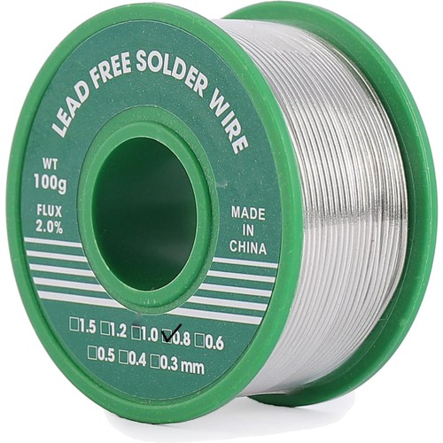 Lötdraht 8mm 100g - 0.8mm,, 2%