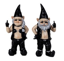 Biker Gartenzwerg Zwergin o