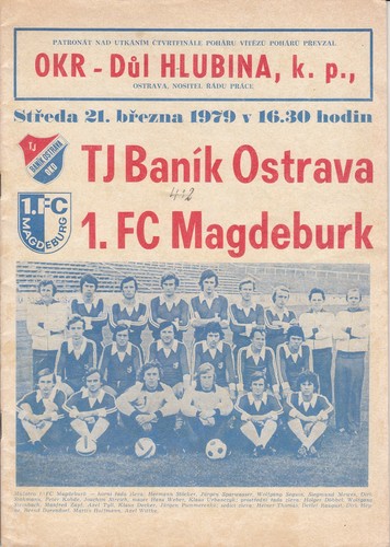 Europa cup banik - 21.03.79,
