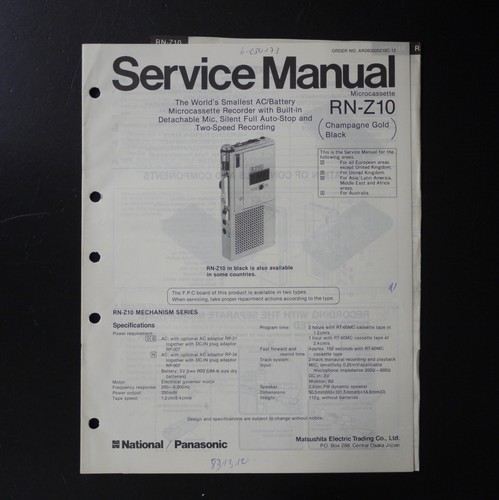 Original national panasonic - original, national/