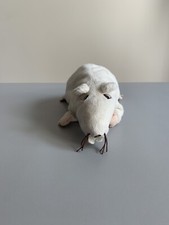 IKEA KUSCHELTIER STOFFTIER PLÜSCHTIER RATTE MAUS WEISS