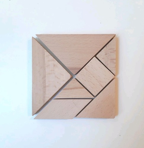 Tangram holz lege - lege, puzzle