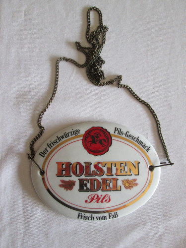 Zapfhahnschild holsten edel - zapfhahnschild,