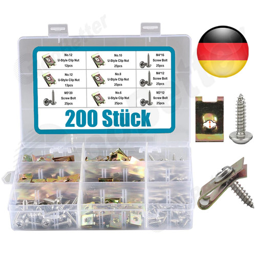 200x blechmuttern - 200x,