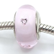 Charm Glas/Silber passend für