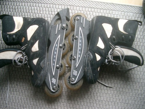 Schwarz weisse inlineskates - weisse,