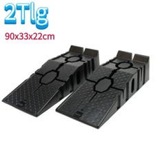 1 Paar Auffahrrampen 2.5T bis 330 mm Hebebühne Kunststoff KFZ PKW Rampe Auto