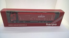 Herpa 145794 MAN F2000 Jumbosattelzug rot SCHOLPP Stuttgart Ettlingen i.OVP (51)