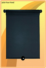 Auto Sonnenschutz Rollo Sonnenblende Schwarz universal 52x41x3,5cm (HxBxT) NEU