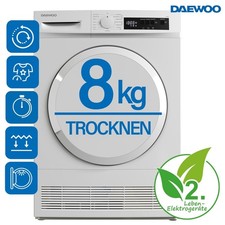 Kondenstrockner Weiß 8 kg 15 Programme DAEWOO T8CT1W0DE RO_T8CT1W0DE_R