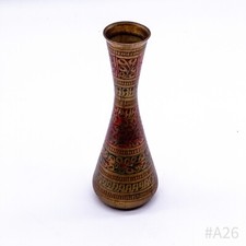 Vintage Messing Vase mit