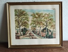 Georg Vogt Aquarell Heidelandschaft